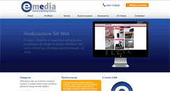 Desktop Screenshot of e-mediaweb.it