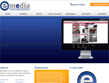 Tablet Screenshot of e-mediaweb.it